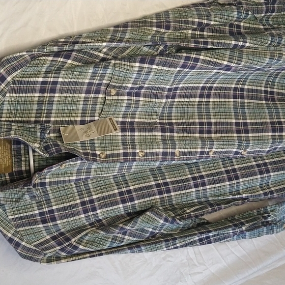 Nwt Rustic Outfitter 100% Cotton L Men's Flannel - Picture 1 of 3